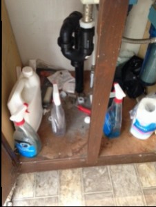 5. Bathroom vanity.